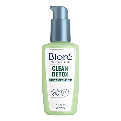 Bior? Sensitive Skin Face Moisturizer, Hydrating Moisturizer, Fragrance Free, Clean Detox Daily Face Moisturizer 3.4 oz