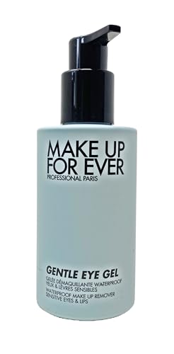 Make Up For Ever Waterproof Eye & Lip Makeup Remover 125ml - Gentle, Fragrance-Free, Sensitive Eyes & Contact Lens Safe
