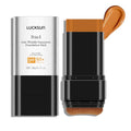 3-in-1 Anti-wrinkle Long-Lasting Hydrating Foundation Stick, Concealer, Multi-Use Coverage Cream, Natural Matte Finish for All Skin Types (Dark)
