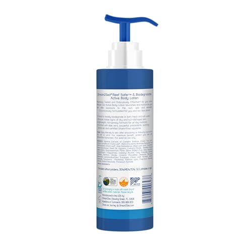 STREAM 2 SEA Nourishing Body Lotion For Dry Skin, 32 Fl oz Vitamin E Squalene Reef Safe and Paraben Free After Sun Moisturizing Body Lotion, Nourish and Protect Skin from Sun Exposure and Dry Weather