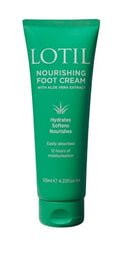 Lotil Nourishing Foot Cream with Aloe Vera for Dry Heels and Hard Skin, 125ml