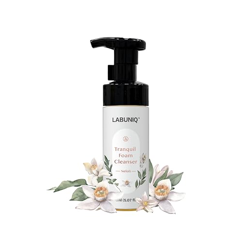 Gentle Foaming Face Cleanser, Hydrating pH-Balanced Wash for Sensitive Skin, Vegan & Sulfate-Free, Neroli Essence, 5.07 fl oz