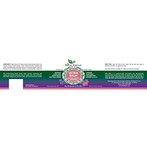 Daily Moisturizer 16 oz For Dry Itchy Skin, Psoriasis and Eczema, Contains Lanolin, Vitamins A, D & E, Aloe Vera, To Moisturize Face, Body, Dry Hands & Cracked Heels (Unscented)