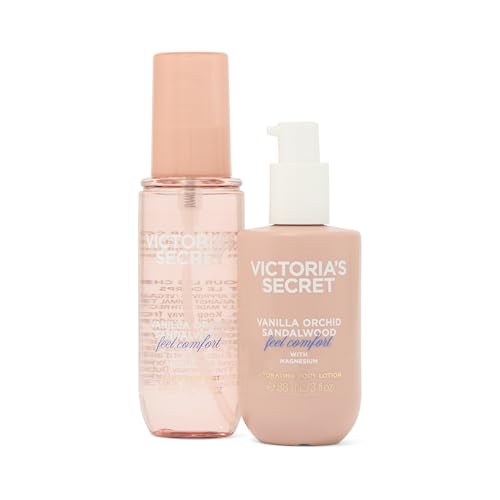 Victoria's Secret Body Care Gift Set Vanilla Orchid Sandalwood 1.5 Fl Oz x 2