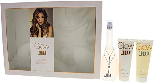 Jennifer Lopez Glow 3-Piece Gift Set Eau De Toilette Body Lotion & Shower Gel for Women