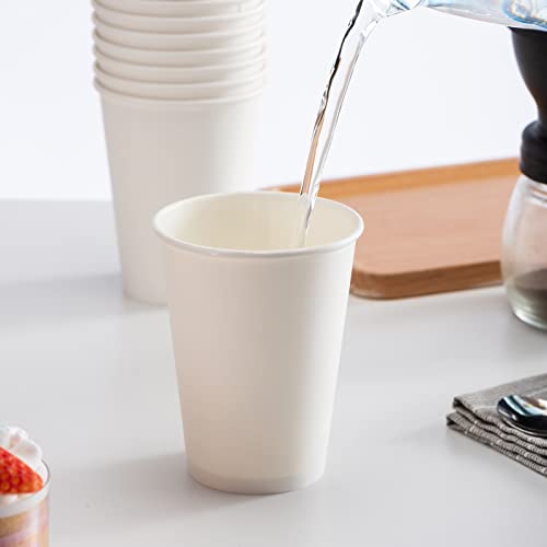 12 oz Disposable Coffee Cups - 1000 Pack Hot & Cold Paper Cups for Party Home Office Variation of 12.0 ounces / 12 oz / 1000 Pack