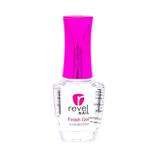 Revel Nail Dip Powder Liquid Set - Base Coat, Activator, Finish Gel & Thinner - Dip Liquid Kit
