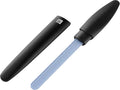 Ceramic Nail File - Black - Dual Grain Manicure Tool - 1 Unit