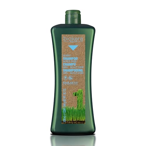 Salerm Biokera Natura Honey Scalp Care Shampoo 1000ml for Sensitive & Oily Scalps