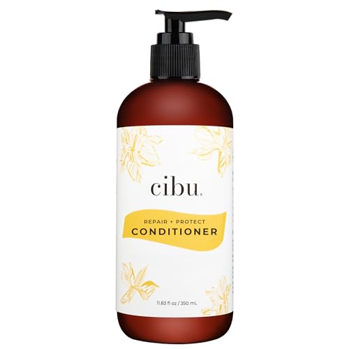 CIBU Repair + Protect Conditioner 11.83oz for Damaged Hair - Soft, Smooth, and Frizz Control