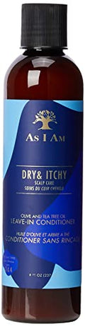 Olive and Tea Tree Leave-In Conditioner for Dry & Itchy Scalp - 8 oz