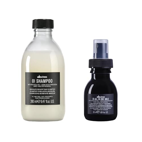 Davines OI Nourishing Shampoo & Milk Set - All Hair Types, Shine & Volume