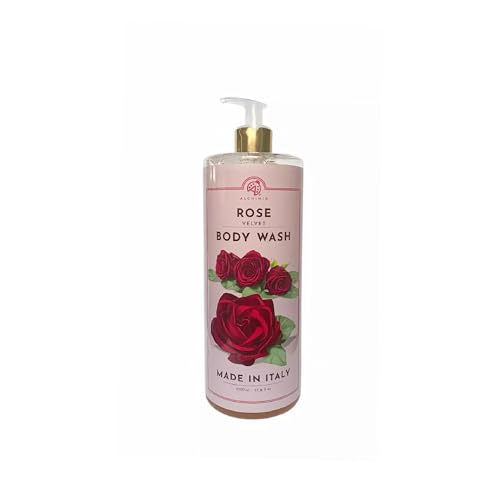 Rose Moisturizing Body Wash - Natural Gel 33.8 fl oz / 1000ml Made in Italy