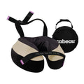 Travel Neck Pillow for Airplanes with Support Strap - Cairo Tan