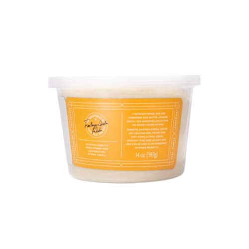 Shea Radiance P.U.R.E Raw Shea Butter - Orange & Clove, 14 oz - Natural Moisturizer for Skin & Hair, Sensitive Skin Care