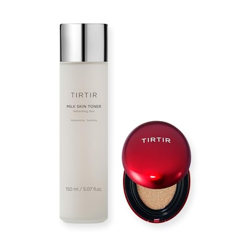 TIRTIR Milk Skin Toner 5.07 fl.oz. + Mask Fit Red Cushion #23N Sand