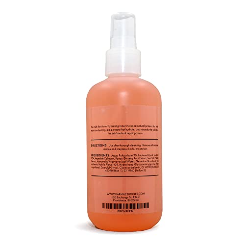 Ginseng Mineral Toner - Hydrating Skin Care for Elasticity & Glow - 8 Oz