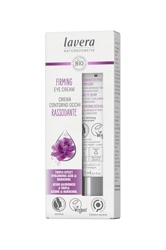Lavera Firming Eye Care with Bakuchiol - Anti-Aging Eye Cream & Hyaluronic Acid