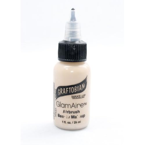 GlamAire Airbrush Makeup by Graftobian - High Definition Airbrush Foundation, Professional Formula for Long-Lasting Wear, For Makeup Artists and Beauty Aficionados, Made in USA, Buff ?