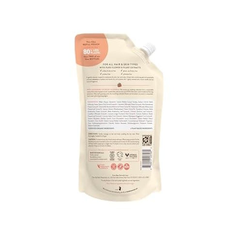 Babo Botanicals Moisturizing Oat & Calendula 2-in-1 Shampoo & Wash ? Gentle Cleansing for Dry or Sensitive Skin ? Safe for Baby, Toddler, Kids & Family ? Lightly Scented ? Vegan