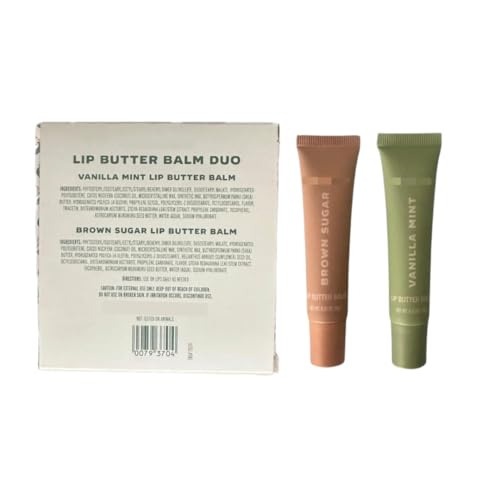 Trader Js Lip Butter Balm Duo with Sodium Hyaluronate, coconut oil, shea butter, and murumuru seed butter 2-0.52 oz (15g) each NET WT. 1.04 oz (30g) (1)