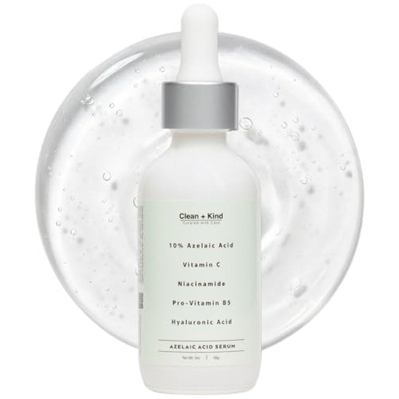 Azelaic Acid Serum with Niacinamide & Vitamin C ? Brightens Dark Spots, Reduces Redness, Helps Clear Acne Marks, Calms Sensitive Skin ? Lightweight Facial Serum