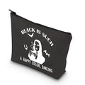 TSOTMO Morticia Addams Dark Forces Zipper Pouch Makeup Bag Horror Goth Queens Gift (DARLING)
