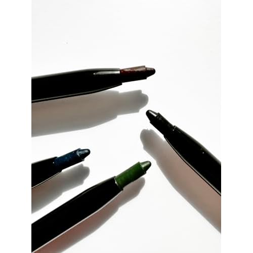 Sandstone Scandinavia Waterproof Eyeliner Pencil ? Hypoallergenic & Vegan ? Smudge-Proof Gel Formula ? For Sensitive Eyes ? Brown