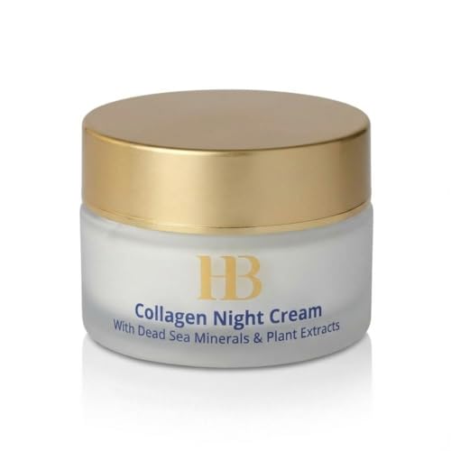 Dead Sea Minerals Collagen Night Face Cream - Hydrating Anti-Aging Moisturizer 50ml