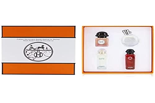 Unisex Perfume Sample Set - 4 Miniature Fragrances by Hermès