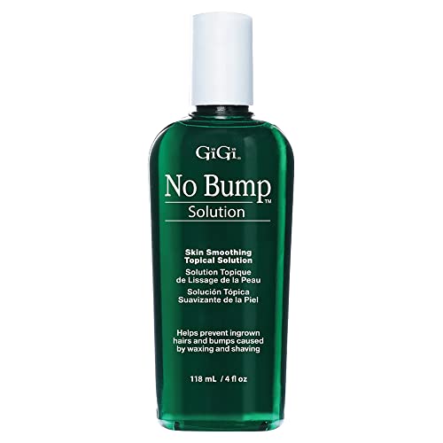 GIGI No Bump Skin-Smoothing Topical Solution, Helps Prevent Razor Burns, Hair Bumps, and Ingrown Hair After Waxing or Shaving, Soothes and Calms Skin, Suitable for Men and Women, 4 fl oz - 1 Pack