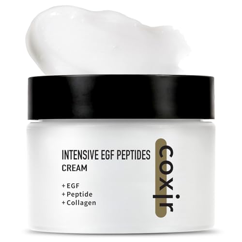 Coxir Intensive EGF Peptides Cream - Copper Peptide & 7-Peptide Complex, 1.69 Fl Oz