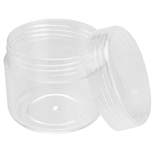 MUKLEI 150pcs Clear 20g Cosmetic Sample Containers Travel Size Jars