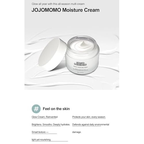 Moisture Cream 50ml - Lightweight K-Beauty Face Cream for Hydration, Makeup Prep, Daily Moisturizer Face Cream Day & Night.