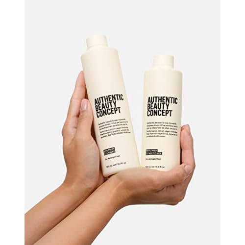 Authentic Beauty Concept Replenish Cleanser | Shampoo | Damaged Hair | Nourishes & Strengthens Hair | Vegan & Cruelty-free | Sulfate-free