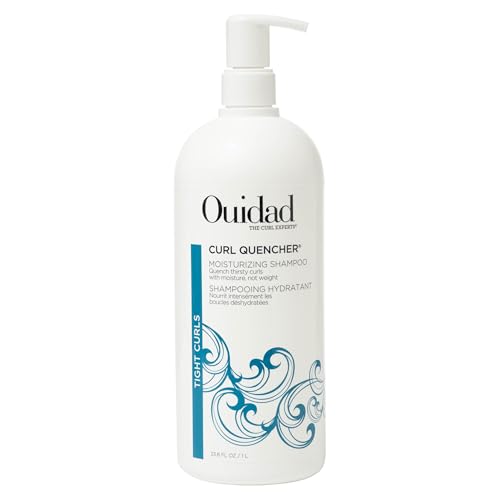Blue 33.8 Fl Oz Ouidad Curl Quencher Moisturizing Shampoo for Tight Curls