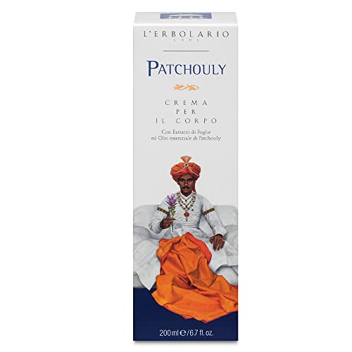 L'Erbolario Patchouli Body Butter – Moisturizing Cream for Dry Skin, 6.7 oz