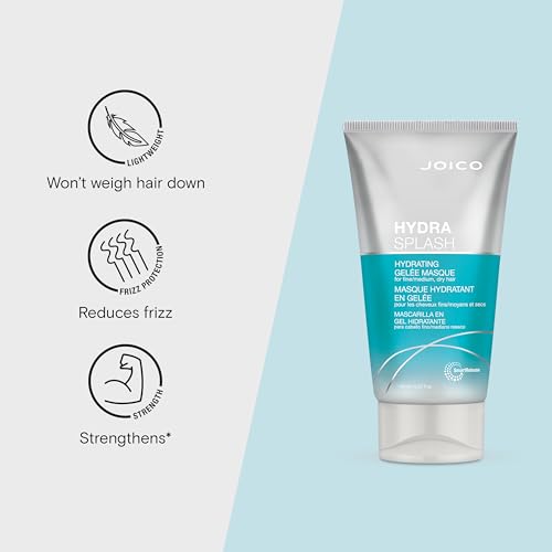 Joico HydraSplash Hydrating Gel?e Masque | For Fine, Medium, Dry Hair | Replenish Hydration | Boost Shine | With Sea Kelp & Coconut Water