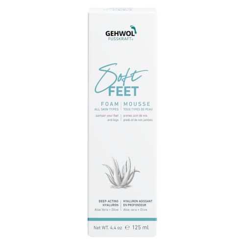 Gehwol Soft Feet Foam with Aloe Vera & Olive Oil - 4.4 oz Moisturizing Foot Care