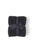 Barefoot Dreams CozyChic Ribbed Throw Blanket - Carbon 54x72 Inches