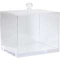 ForPro Premium Pure & Simple XL Facial Towel Acrylic Holder, Holds 50 Pure & Simple XL Facial Towels, Disposable Makeup Remover Dry Wipe Holder