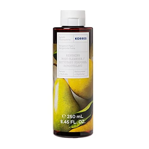 KORRES Bergamot Pear Body Bundle | Elasti-Smooth Bergamot Pear Body Butter 125 ml & Bergamot Pear Renewing Body Cleanser 250 ml | 2 Piece