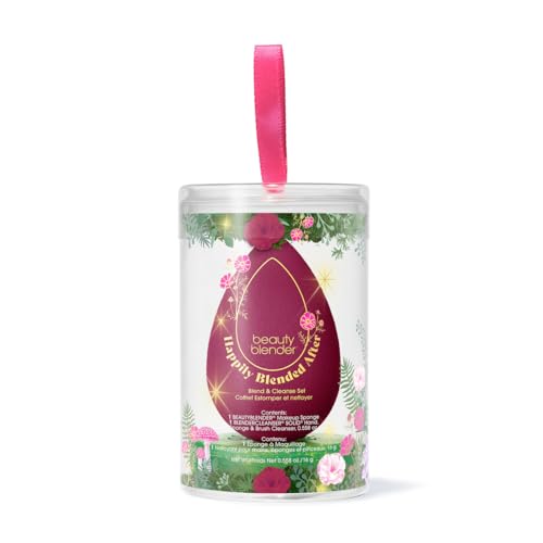 Beautyblender¢ç | Happily Blended After 2-Piece Blend & Cleanse Set, Beauty Blender Makeup Sponge, Blend Liquid Foundation, Powders and Creams, Streak Free Application, Vegan, Cruelty Free, Made in USA