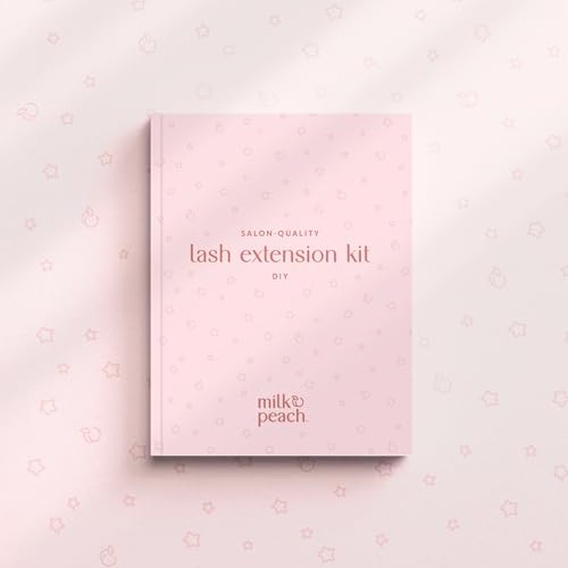 Lash Cluster At-Home Lash Extensions Kit / 10-16mm C-Curl Natural Glam / 60 Clusters/Bond & Seal Glue/milk peach¢â / Individual Cluster Lashes Soft Fluffy/DIY Salon-Quality Kit