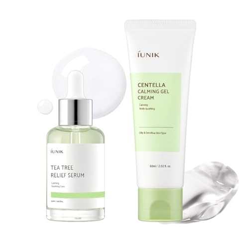 IUNIK Calming & Hydrating Tea Tree Plus Centella Skincare Set