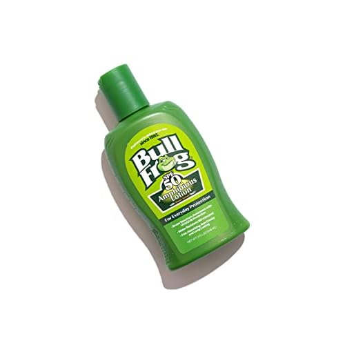 Bullfrog Sunscreen Amphibious Lotion SPF 50 | Oxybenzone & Octinoxate Free | Broad Spectrum Moisturizing UVA/UVB, 5oz¡¦