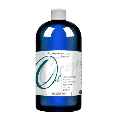 Pure Cold Pressed Pomegranate Seed Oil 16oz - Skin, Hair, Nails Moisturizer - Pack of 1