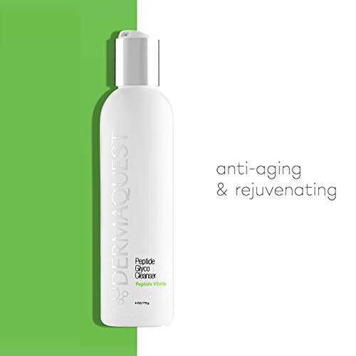 Peptide & Glycolic Acid Facial Cleanser for All Skin Types - 6 oz