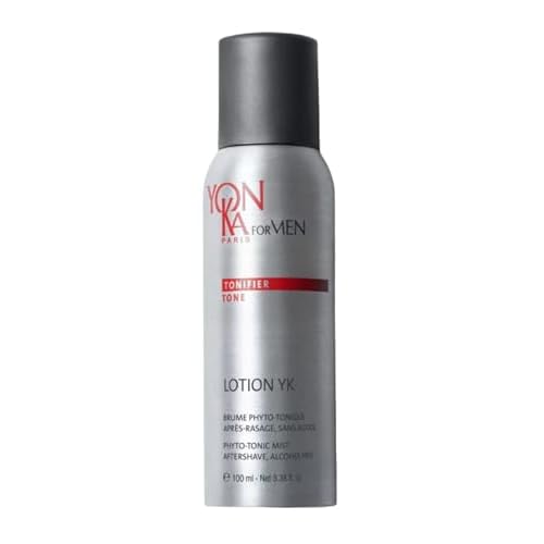 Yonka Men's Lotion Phyto-Tonic | Alcohol-Free Aftershave Spray & Soothing Toner | Revitalizing Daily Care for All Skin Types | 3.38 fl oz