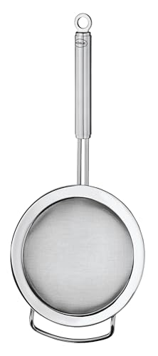 Rösle Fine Mesh Kitchen Strainer - 7.9 Inch Round Handle, Stainless Steel